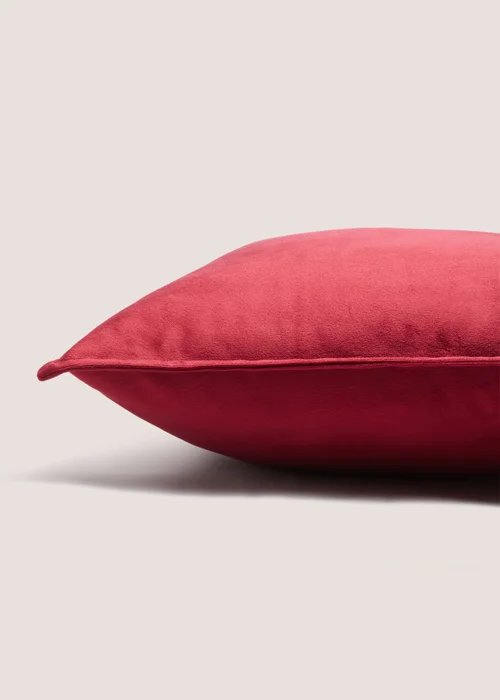 Red Velvet Cushion Image 2