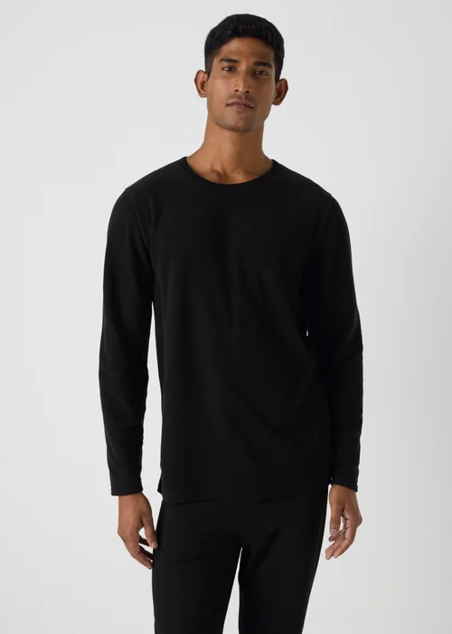 Black Fleece Long Sleeve T-Shirt - S Image 2