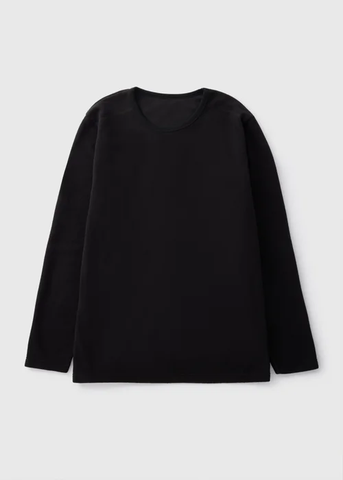 Black Fleece Long Sleeve T-Shirt - S Image 1