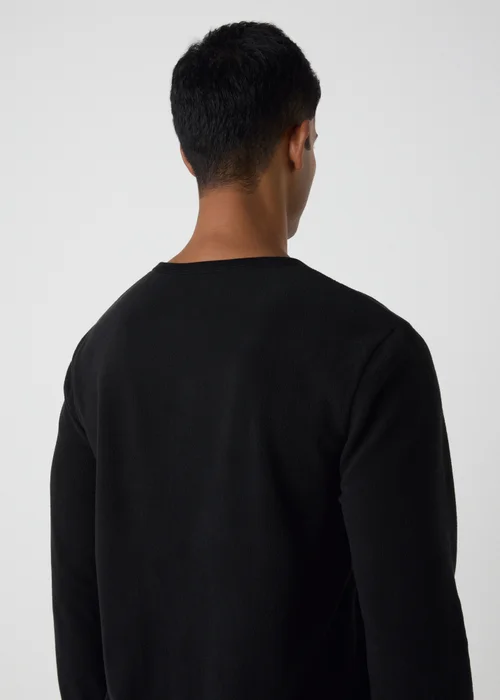 Black Fleece Long Sleeve T-Shirt - S Image 3