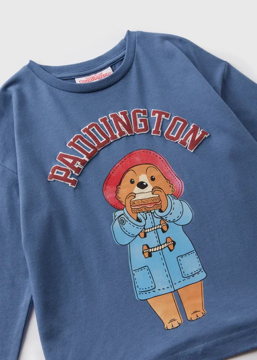 Paddington Blue Long Sleeve T-Shirt (1-7yrs) - 1 half year to 2 Image 2