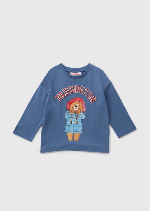 Paddington Blue Long Sleeve T-Shirt (1-7yrs) - 1 half year to 2 Image 1