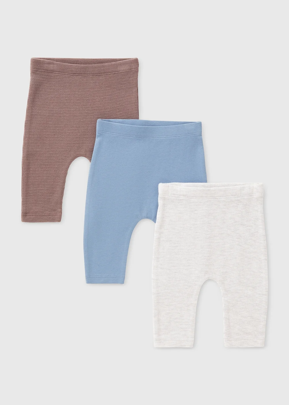 3 Pack Baby Multicoloured Leggings (Newborn-23mths) - Up to 1 Month Image 1