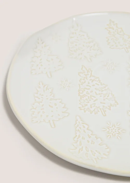 Wondrous Cream Dinner Plate Image 2