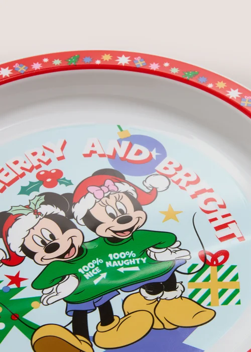 Kids Mickey & Minnie Christmas Plate Image 2
