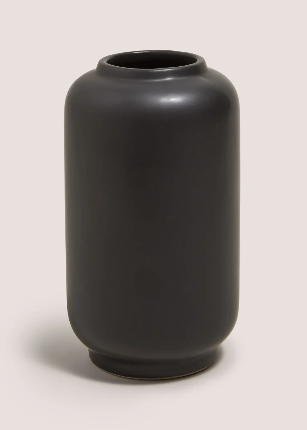 Black Ceramic Vase (9cm x 9cm x 20cm) Image 1