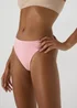 Pink Seamless Thong Knickers - Small Image 3