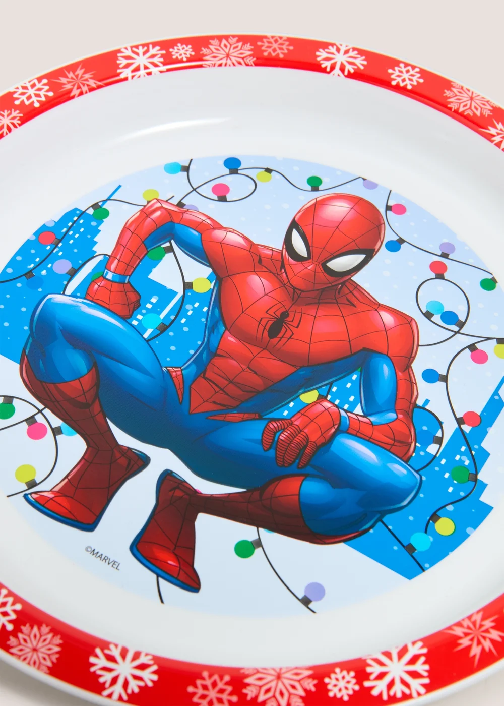 Christmas Spiderman Plate Image 2