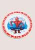 Christmas Spiderman Plate Image 1