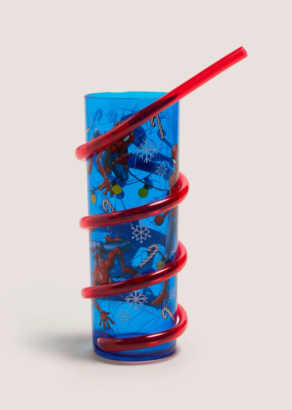 Kids Spiderman Twist Straw Cup Image 1