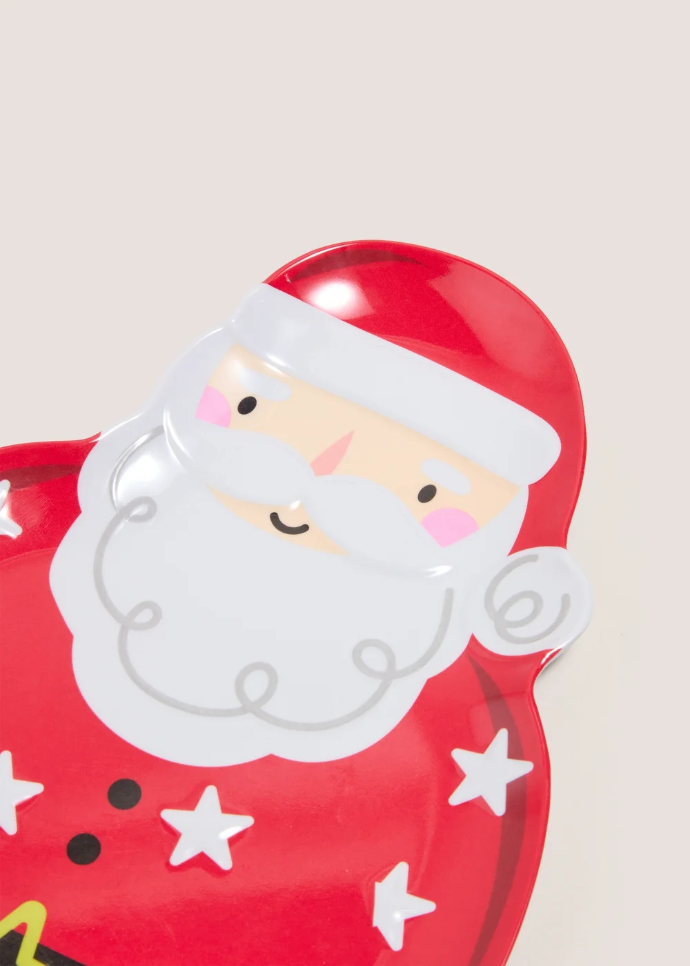 Kids Santa Melamine Plate Image 2