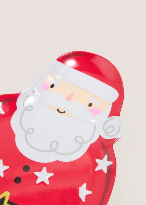 Kids Santa Melamine Plate Image 2