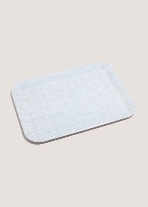Grey Tile Tray Image 1