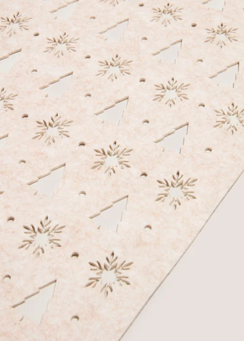 Wondrous Cream Felt Runner Image 2