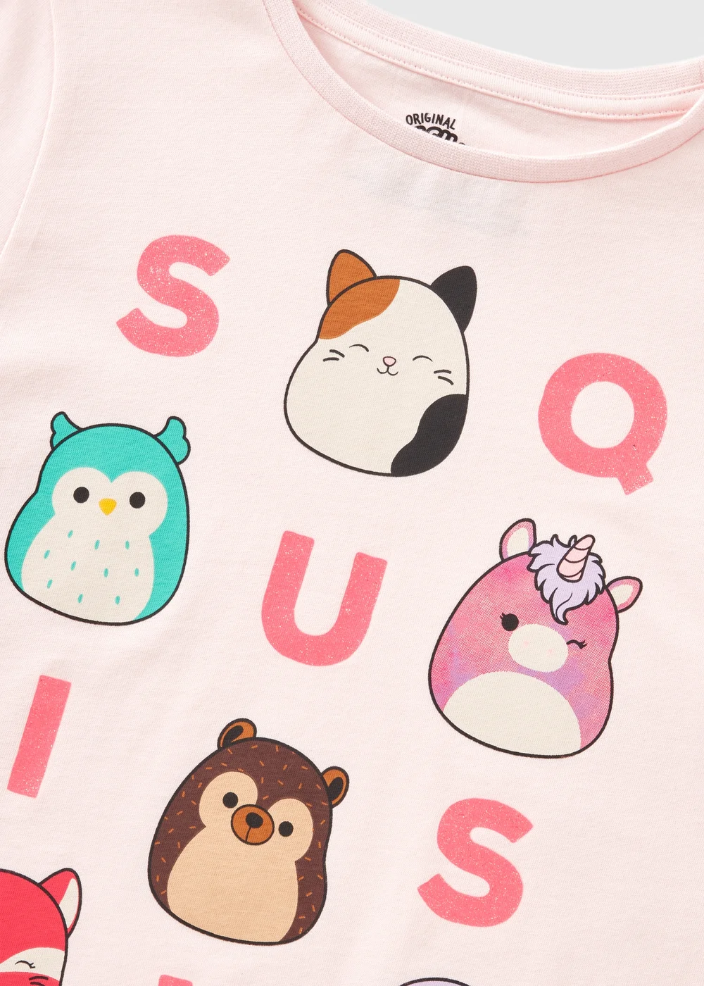 Squishmallow Kids Pink Long Sleeve Top (5-13yrs) - Age 5 Years Image 2