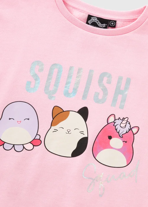 Squishmallow Kids Pink Sweatshirt (5-13yrs) - 5 Yrs Image 2
