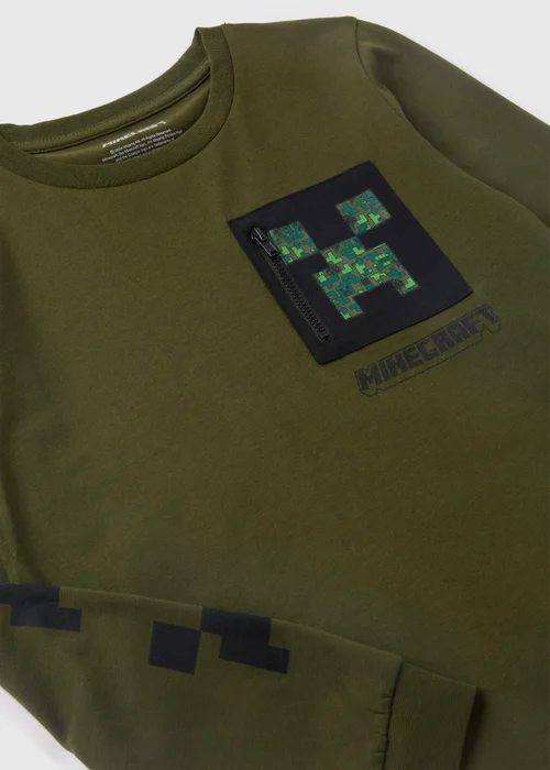Minecraft Kids Khaki T-Shirt (4-13yrs) - Age 4 Years Image 2