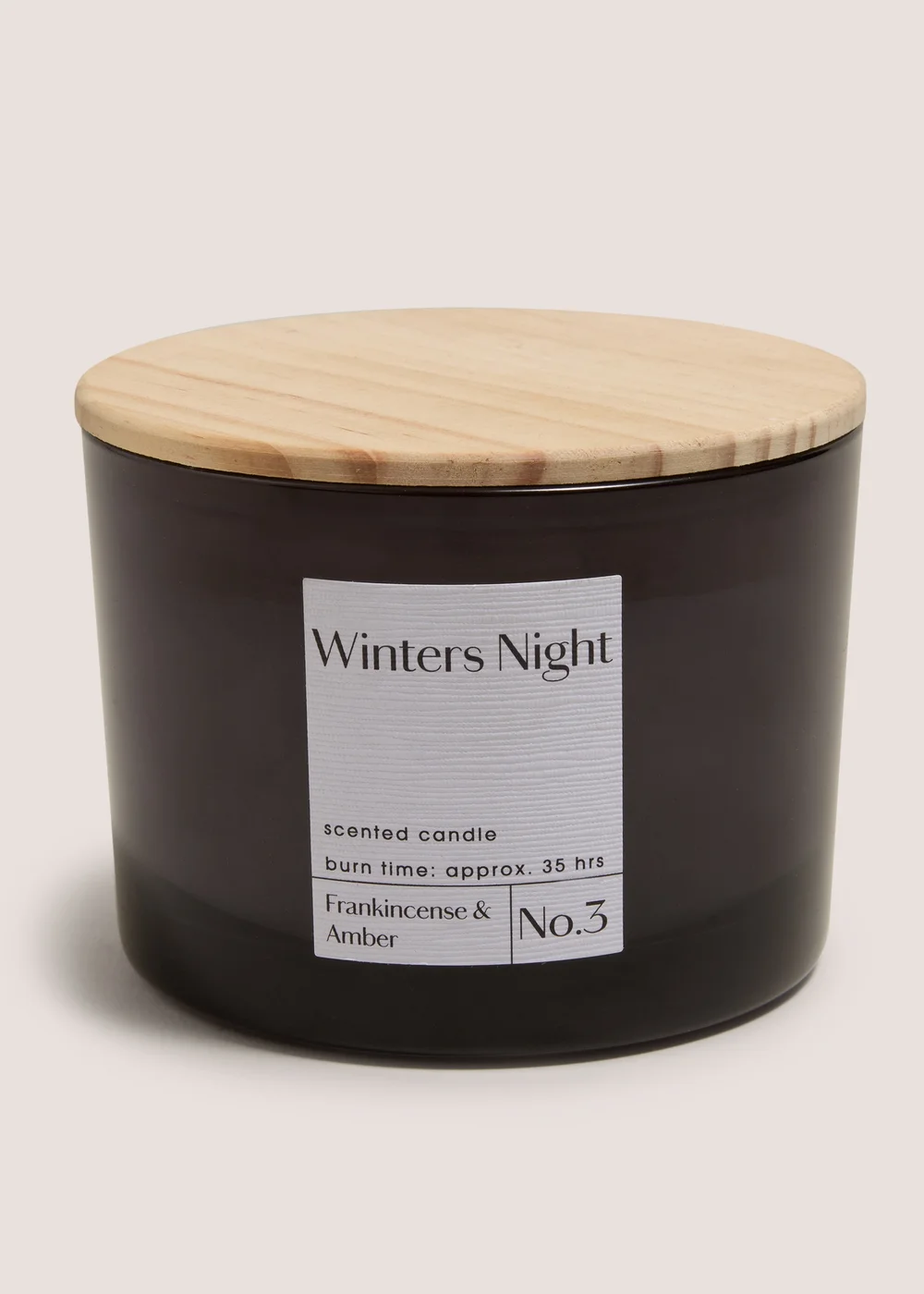 Black Winters Night Candle Image 1