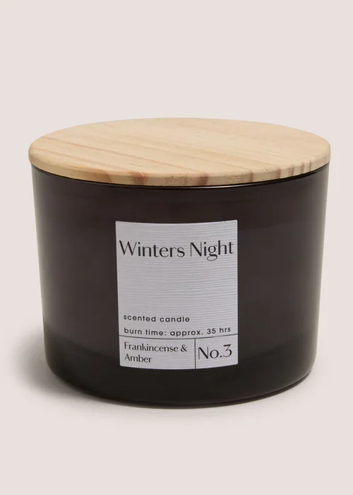 Black Winters Night Candle Image 1