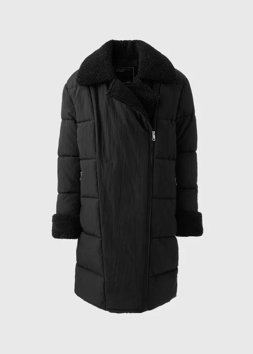 Black Hybrid Padded Coat - 8 Image 4