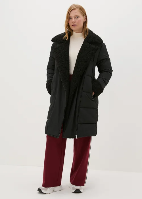 Black Hybrid Padded Coat - 8 Image 1