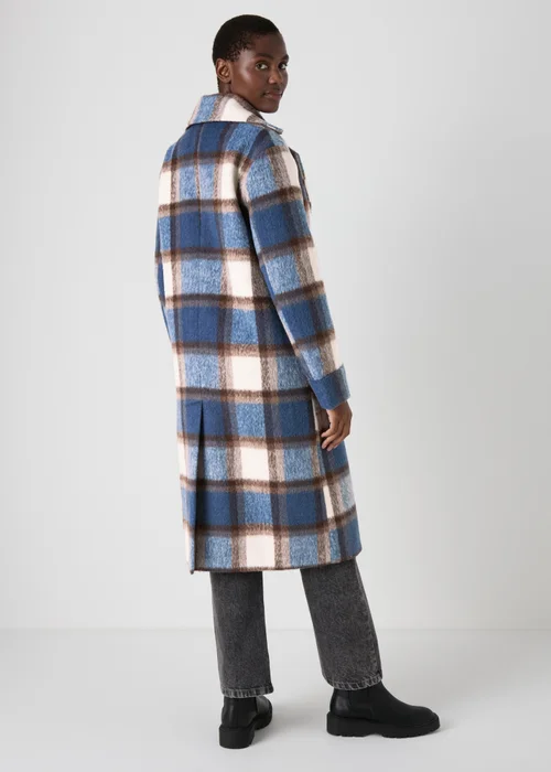 Blue Check Coat - 8 Image 2