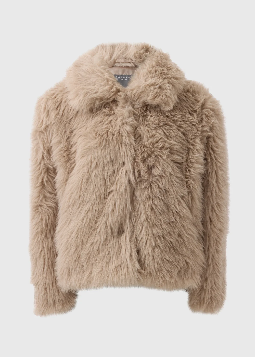 Beige Faux Fur Coat - 8 Image 4