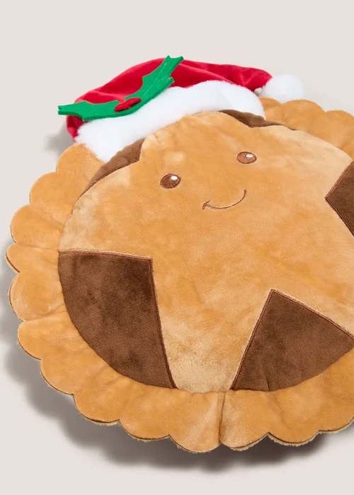 Mince Pie Shaped Cushion Image 2