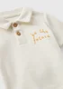 Baby Cream Be The Future Polo Set (Newborn-23mths) - Age 0 - 3 Months Image 2