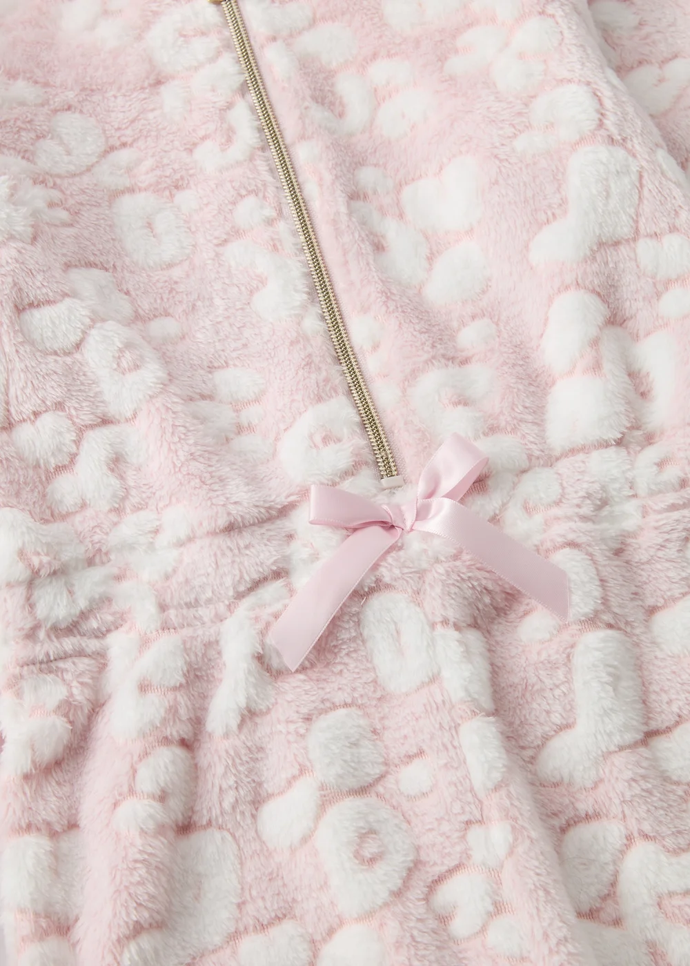 Girls Pink Leopard Onesie (1-13yrs) - 1 half year to 2 Image 2
