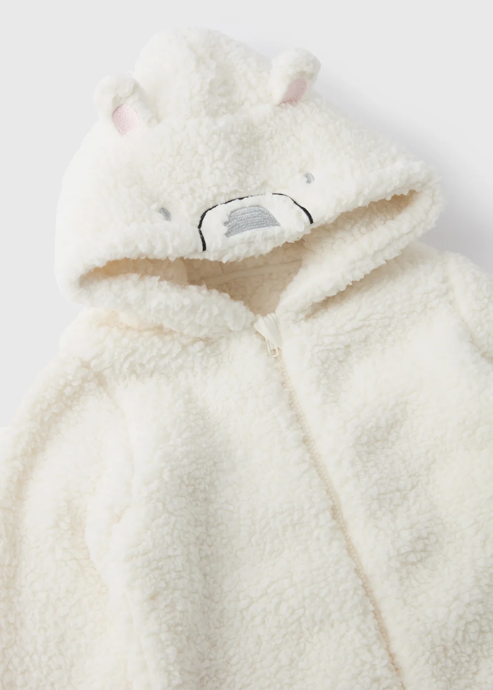 Girls White Polar Bear Onesie (1-7yrs) - 1 half year to 2 Image 2