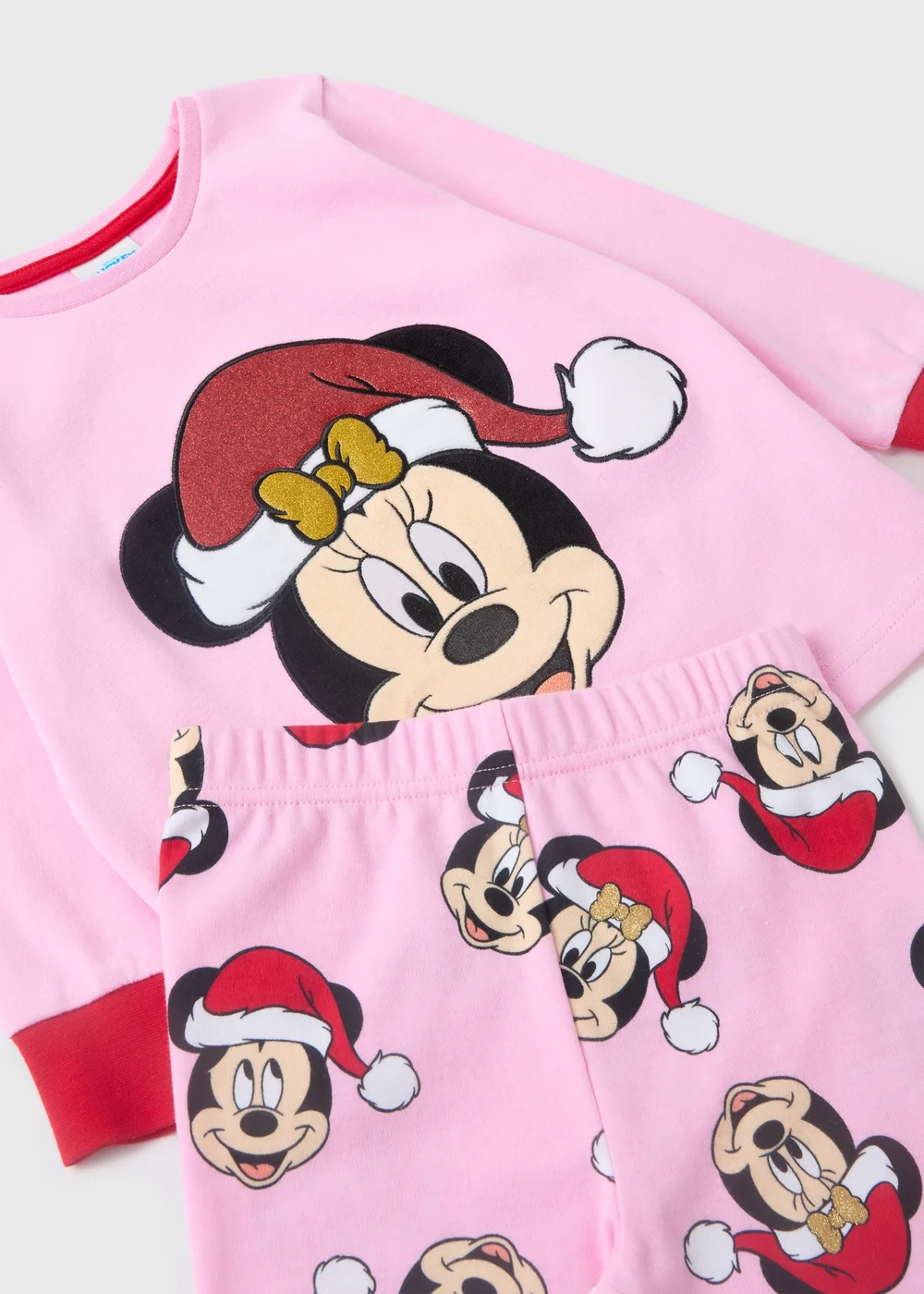 Disney Kids Pink Minnie Pyjama Set (1-7yrs) - 1 to 1 half years Image 2