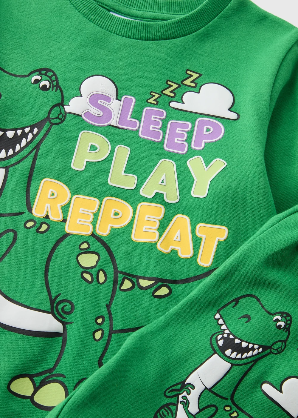 Toy Story Kids Green Rex Pyjama Set (1-7yrs) - Age 2 - 3 Years Image 2