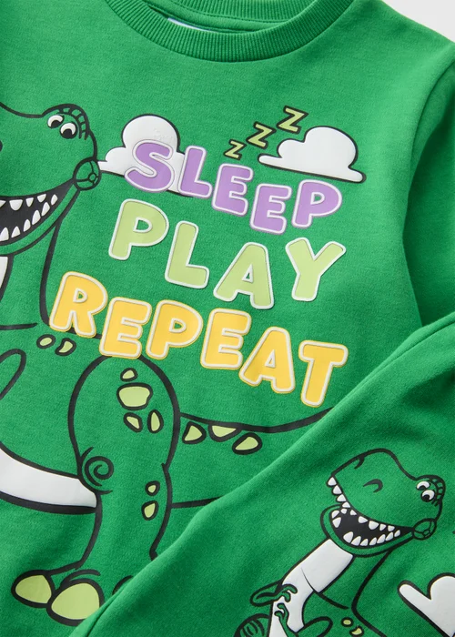 Toy Story Kids Green Rex Pyjama Set (1-7yrs) - Age 2 - 3 Years Image 2