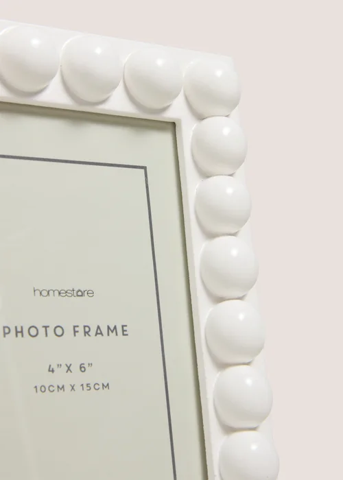 White Bobble Photo Frame Image 2