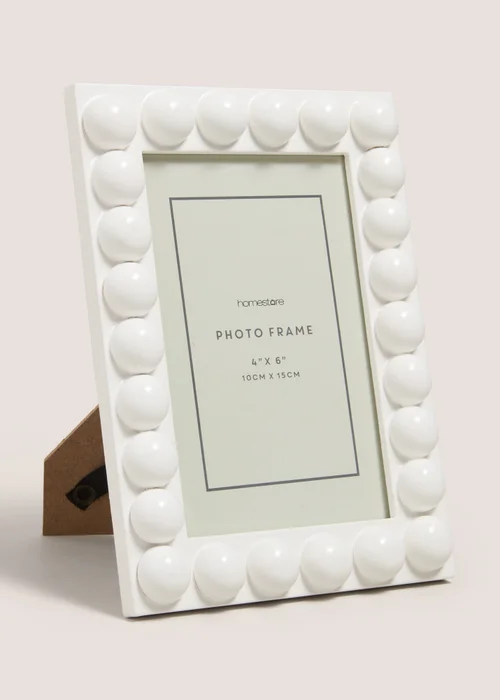 White Bobble Photo Frame Image 1