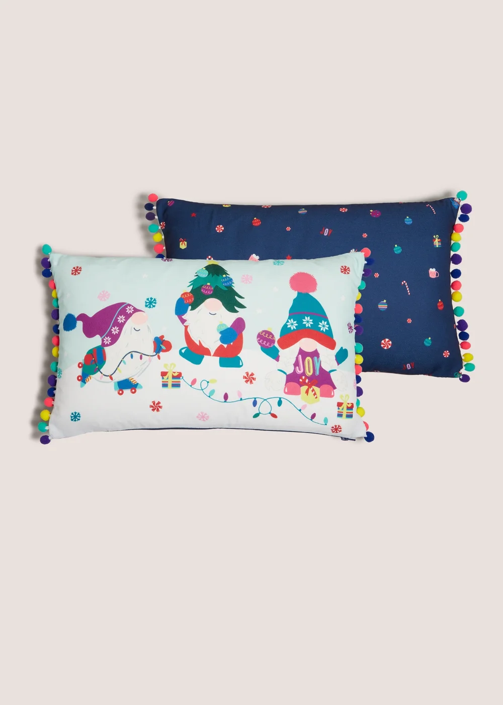 Multicolour Joyful Gnome Cushion Image 2