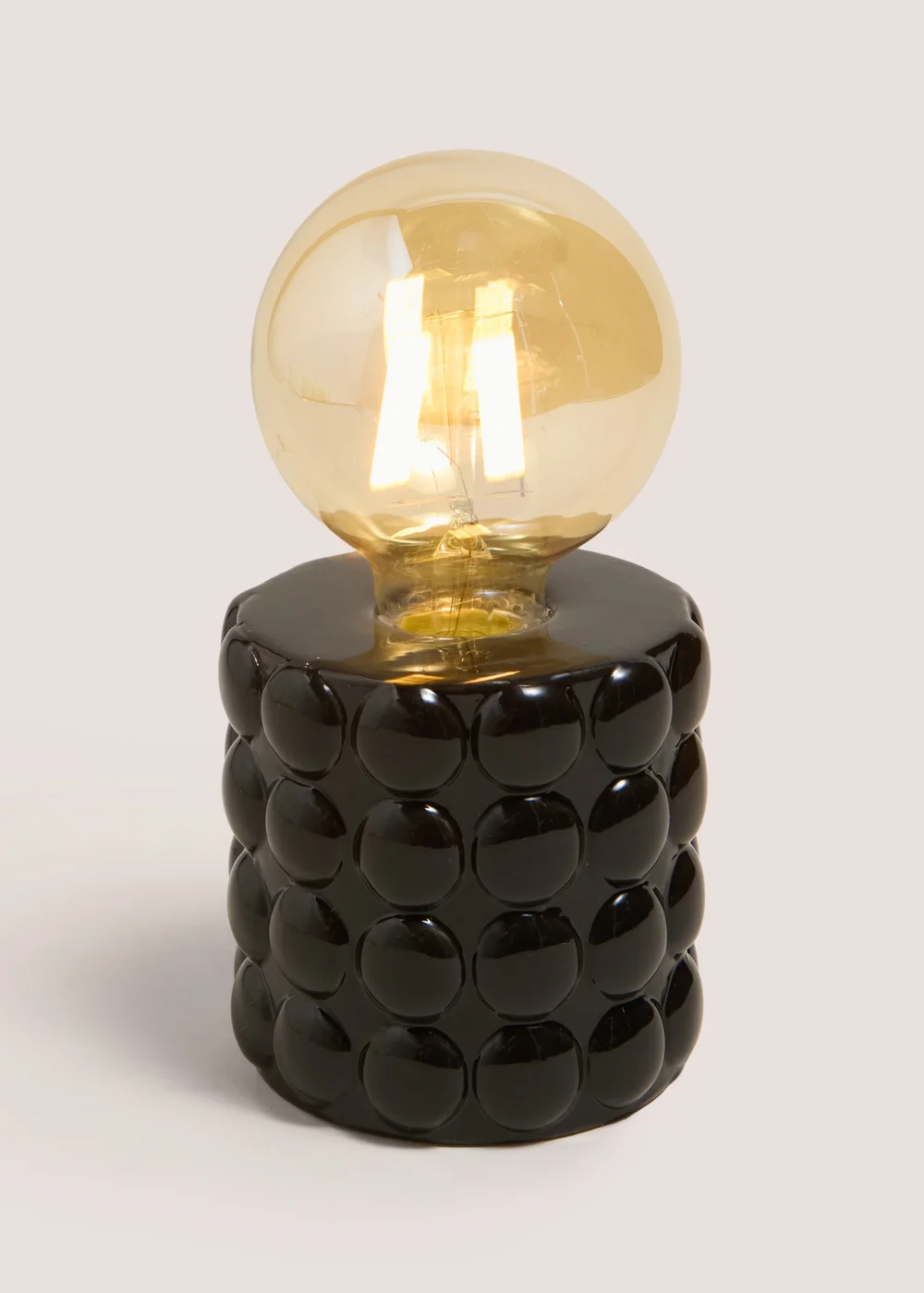 Black Bobble LED Lamp Image 2
