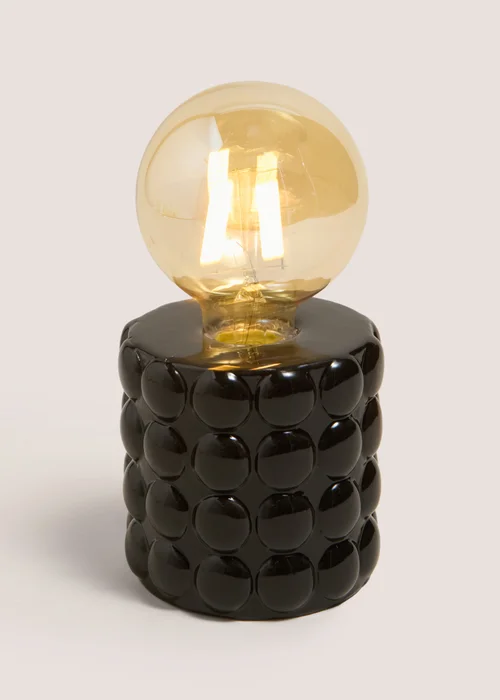 Black Bobble LED Lamp Image 2