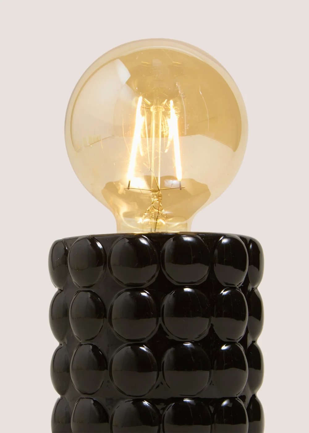 Black Bobble LED Lamp Image 1