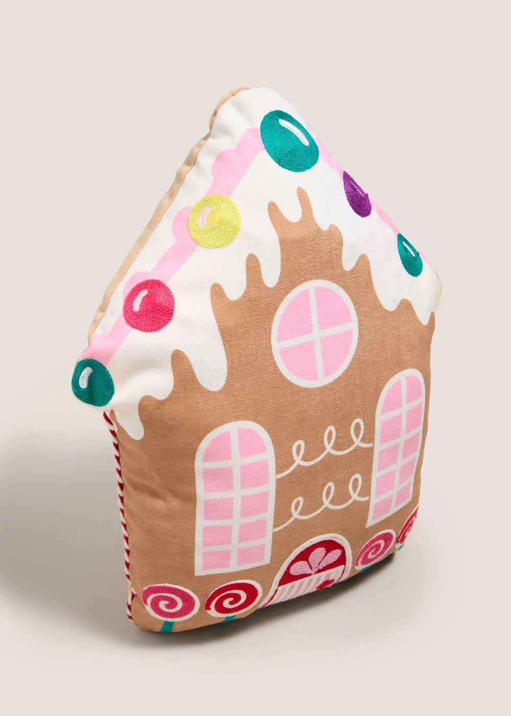 Gingerbread Light Up Cushion Image 2