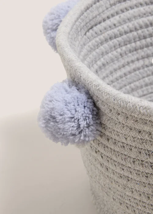 Grey Rope Storage Basket Image 2
