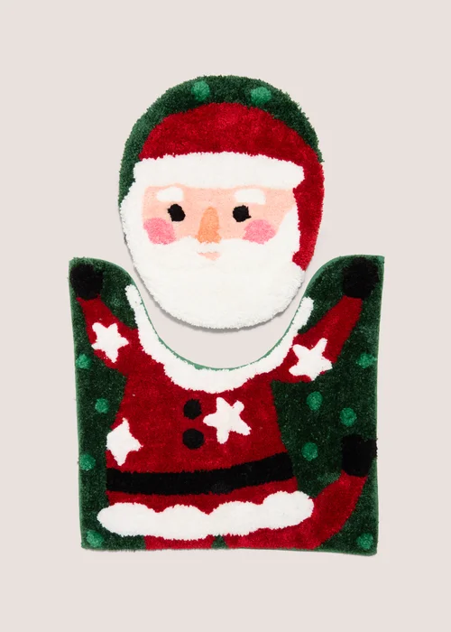 Christmas Santa 2 Piece Mat Set Image 1