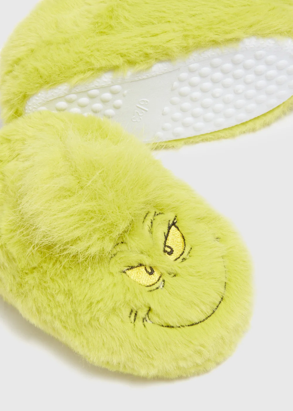 Grinch Kids Green Slippers (Younger 4-Older 6) - Size 4 Infants Image 2