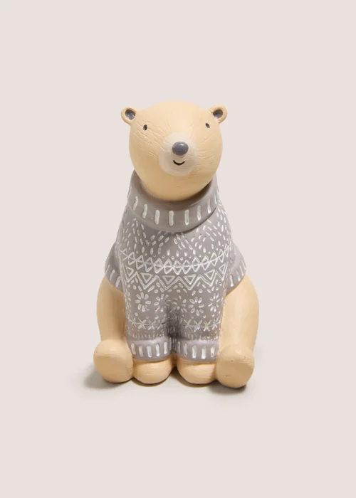 Christmas Bear Ornament (9xm x 11cm x 15cm) Image 1