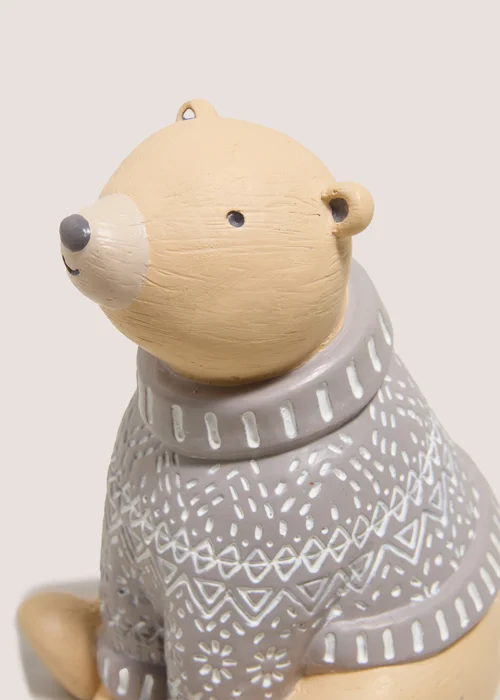 Christmas Bear Ornament (9xm x 11cm x 15cm) Image 2