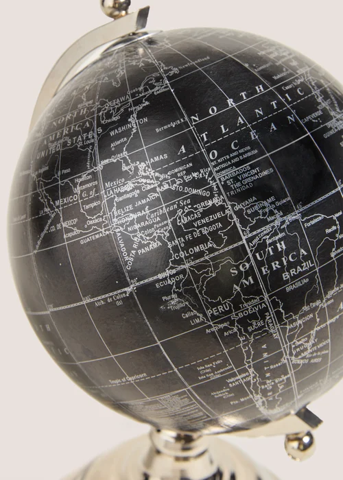 Black Globe Ornament Image 2