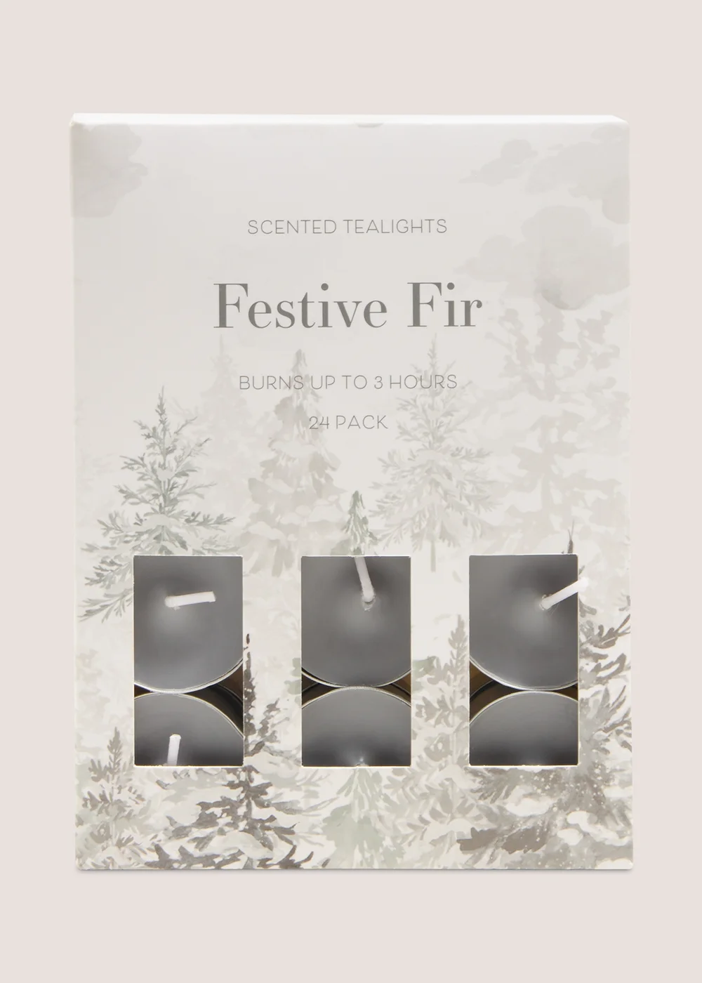 Wondrous Festive Fur Tealights Image 1