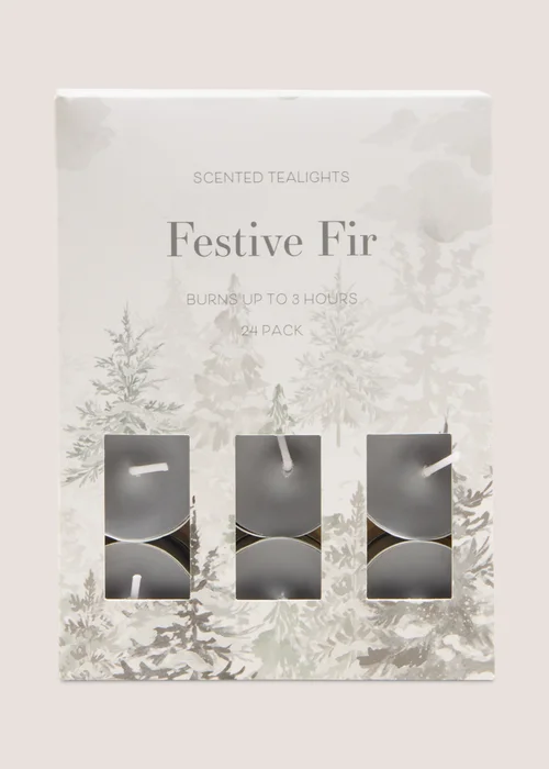 Wondrous Festive Fur Tealights Image 1