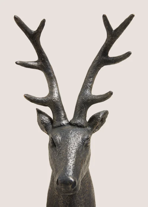Winter Poem Stag Head Ornament Image 2